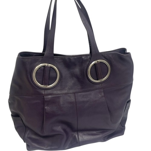 Ri2k purple leather - tote, hobo