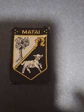 Scout Badge NEW ZEALAND MATAI horizontal Ribbon 60mm