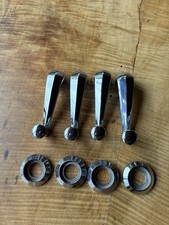 Jaguar MK2 MK1 240 340 420 Window Winder Chrome Handles & Escutcheons