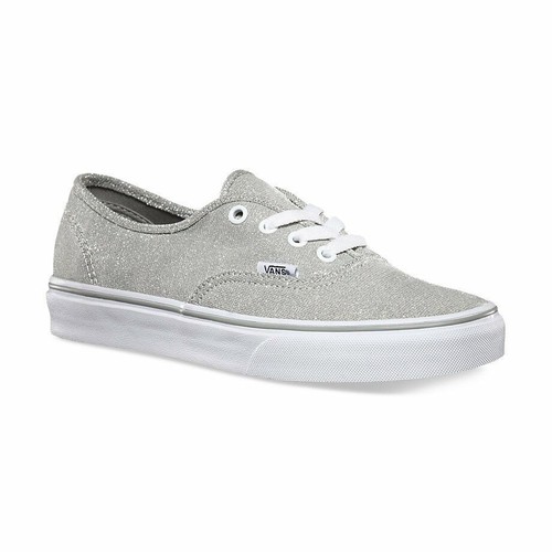 Vans silver shimmer authentic - vans,