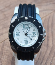Kahuna K10-0003L Ladies black Rubber Strap - all working see video - VGC