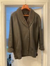 Grey Sheepskin 3/4 Coat Bailey’s Of Glastonbury  Size 16 for the autumn weather 