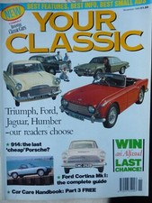 YC 89/11 FORD CORTINA MK1 ZODIAC ESCORT VW PORSCHE 914 JAGUAR XJ6 TRIUMPH TR4A
