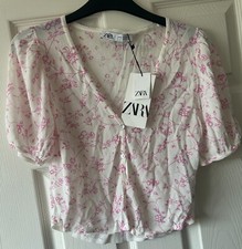 BNWT Fine Knit Floral ZARA