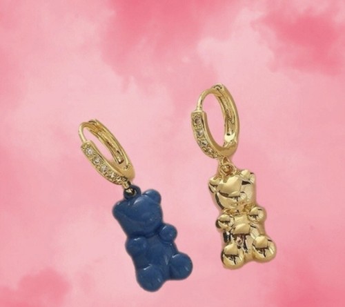 Gummy bear hoop earrings - earrings,