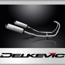 Kawasaki GPZ500S EX500 Complete Exhaust 2-2 343mm X-Oval Titanium Silencers Cans