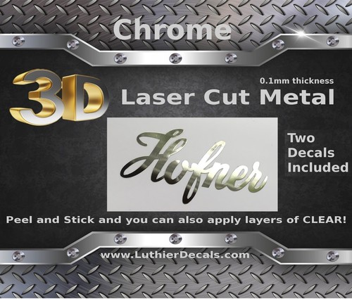 Hofner guitar decal metal - guitar,