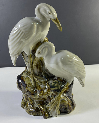 Chinese porcelain double crane - double,