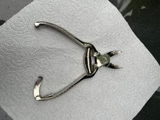 Vintage Solingen Chrome / Stainless Heavy Duty Nail Clippers 5.5" (Cuticle)