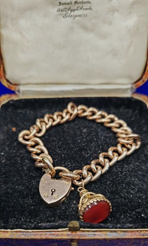 9ct rose gold - rose, antique