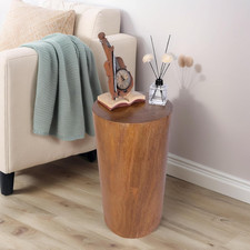 Rustic Solid Wood Tree Stump