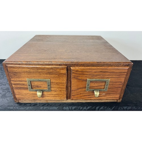 Antique weis oak drawer - oak, card