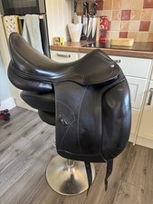 Amerigo Pinerola Dressage Saddle Black 17.5" +1 *New Tree fitted!*