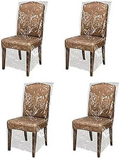 4 Pcs Clear Plastic Chair