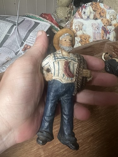 Fisherman figurine - fisherman,