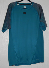 MEN'S SIZE L CANTERBURY TEAL T SHIRT