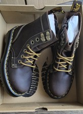 Dr Martens Jadon Arc Crazy Horse Platform Boots Dark Brown UK Size 3 Women’s