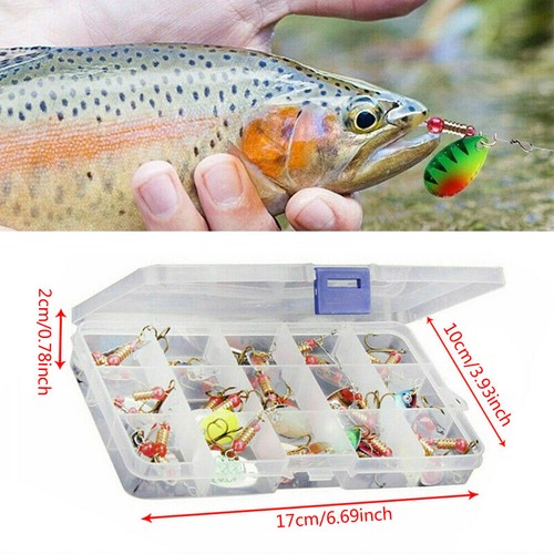 30x metal spinners fishing - metal,