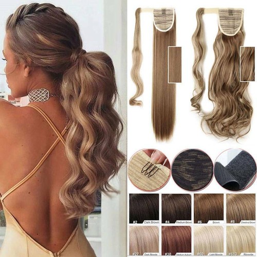 Natural ponytail clip hair - in,