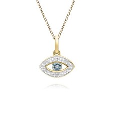 ECFEW™ Dainty Evil Eye Blue