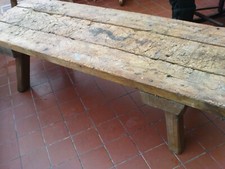 Antique oak pig table from County Mayo