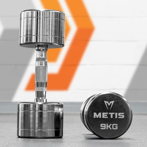 Metis chrome dumbbells - chrome,