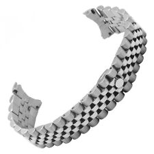Luxury Solid Stainless Steel Watch Strap Bands Fit Rolex Datejust 13/17/20/21mm