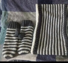 scarf and mittens set 10-14