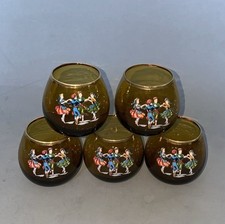 Vintage Set Of Spanish Amber