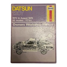 Haynes Datsun 120Y 1973 - 1977 Owners Workshop Manual 1171cc All Models