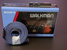 Blue Sony Walkman WM-22