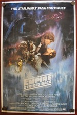 STAR WARS  THE EMPIRE STRIKES BACK 1993 Style A One Sheet  26.5 x 40 FILM POSTER