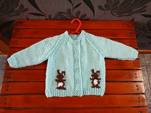 Baby rabbit cardigan - baby, 🐇