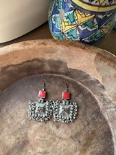 Vintage Tribal Afghan Hippie Ethnic Earrings Ethnic Jewelry