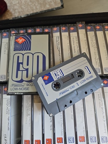 Agfa c90 pre recorded cassette - c90,