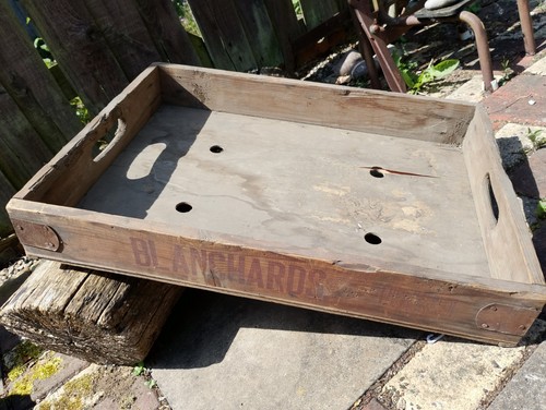 Vintage wooden crate box - wooden,