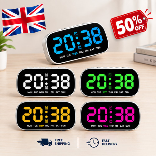 Led electric digital alarm - electric,