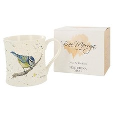 Bree Merryn Fine China Betty the Blue Tit Tea/Coffee Boxed Mug NEW