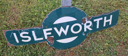 Southern railway enamel target - southern,