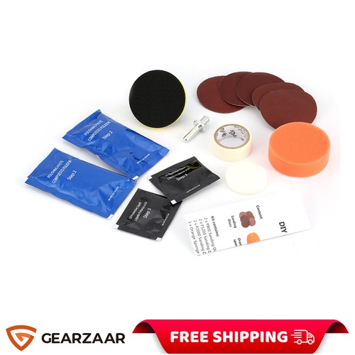 Car headlight restoration kit - car,