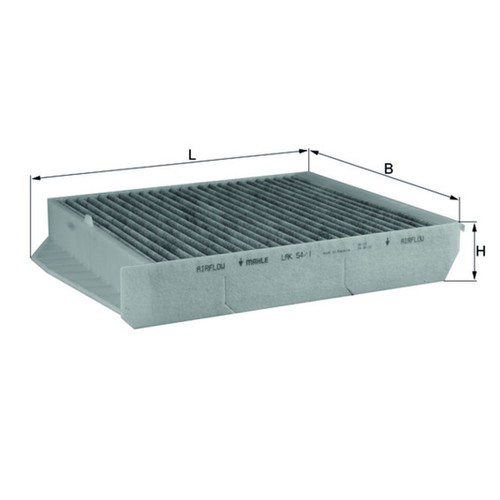 Cabin filter for - cabin, s60