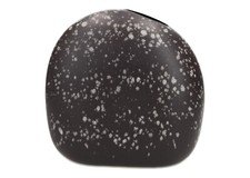 Hoganas Keramik VINTAGE SCANDINAVIAN POTTERY FAUX MARBLE VASE Black & White