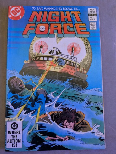 Night force dc - night, comics