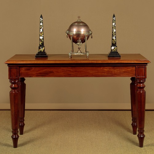Antique mahogany console - antique, table