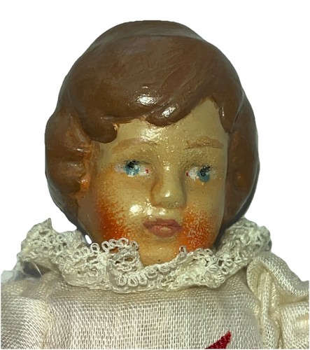 Antique jointed painted bisque - jointed,