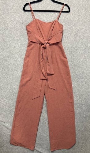 Showpo peach pink jumpsuit - peach,