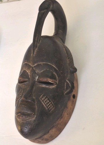 African mask baule tribal wood - mask,