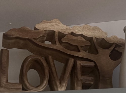 3cm carved - 32.3cm, wooden