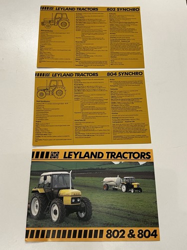 Leyland tractors 802 804 - tractors, &