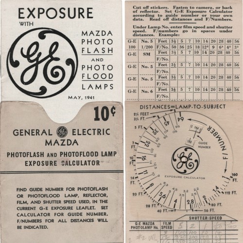 Mazda 1941 exposure guide - mazda,